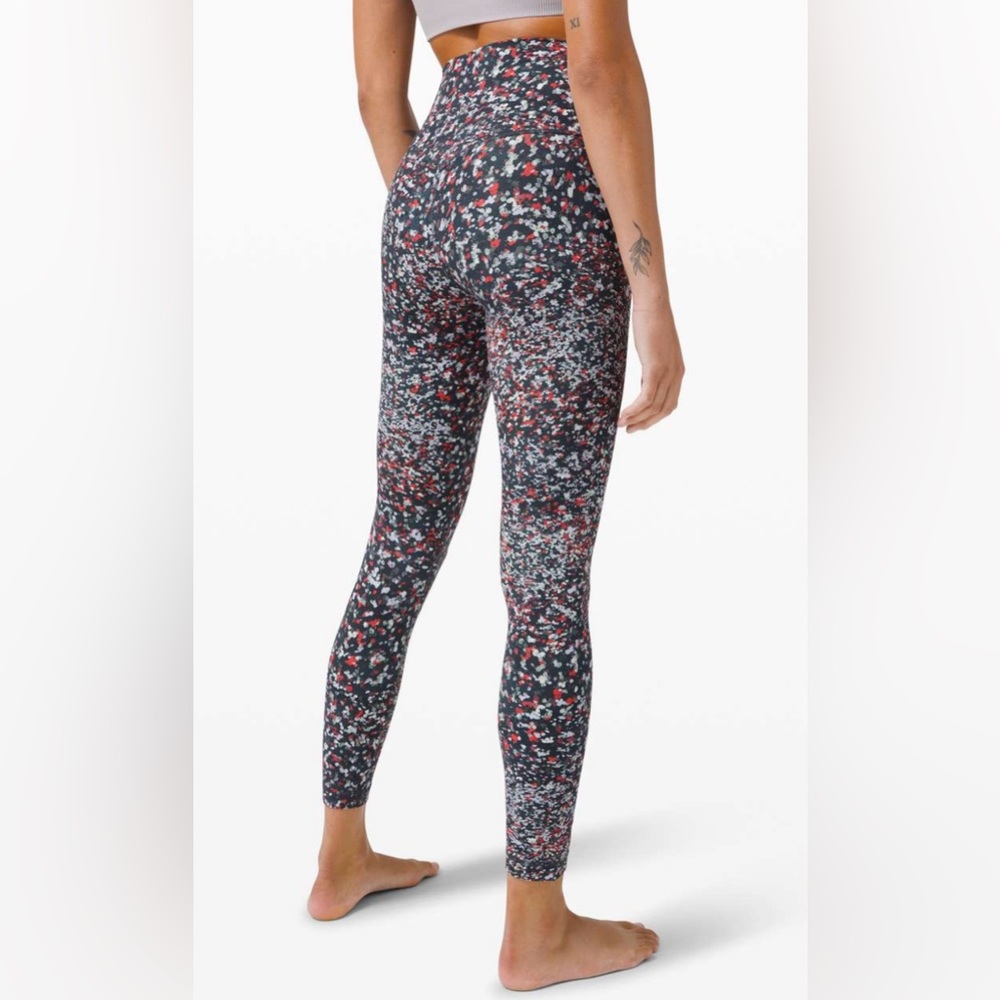 Lululemon Align Leggings 25” Water Blossom Multi Size 2